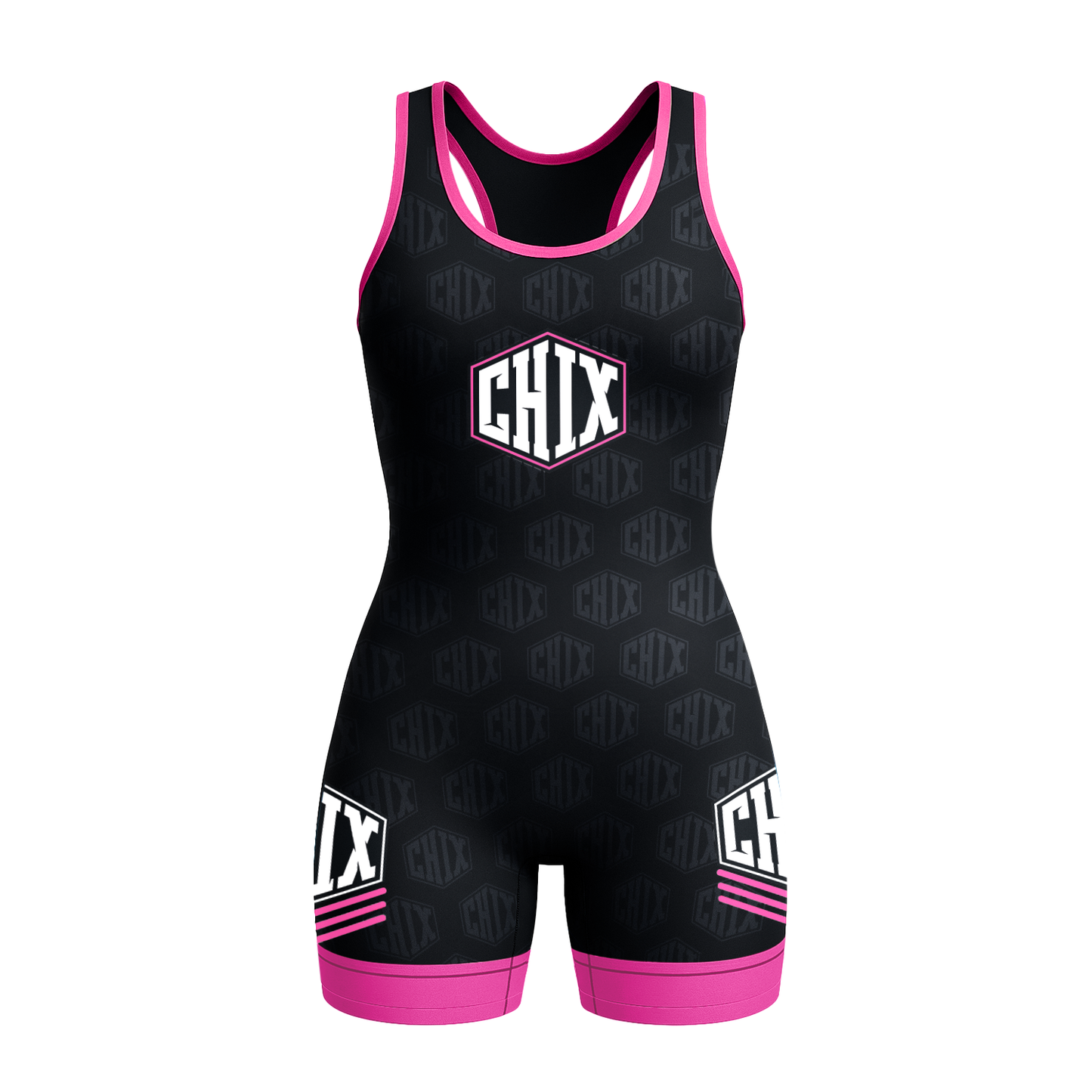 Wrestling Chix Custom Girls' Singlet – Personalized Nameplate