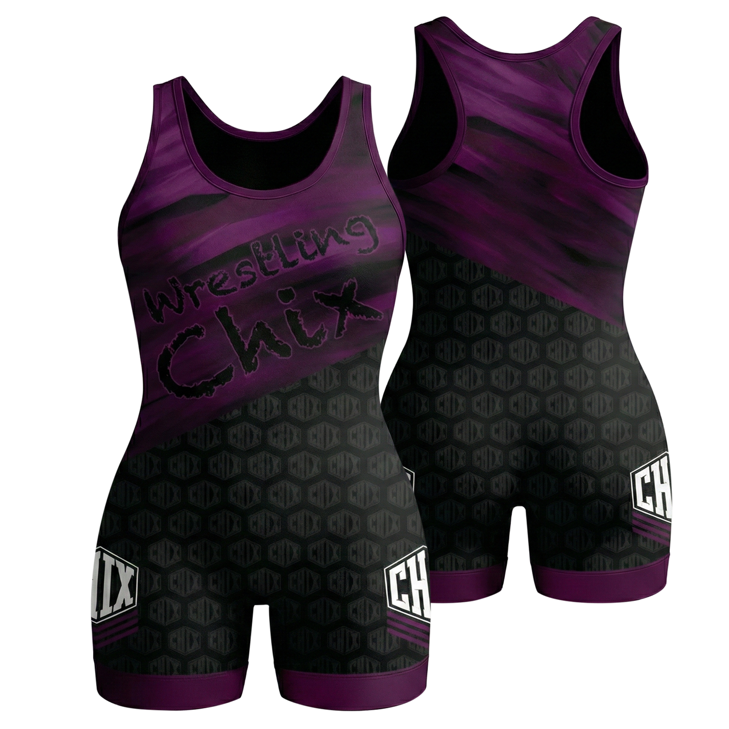 Purple Passion Girls' Wrestling Singlet
