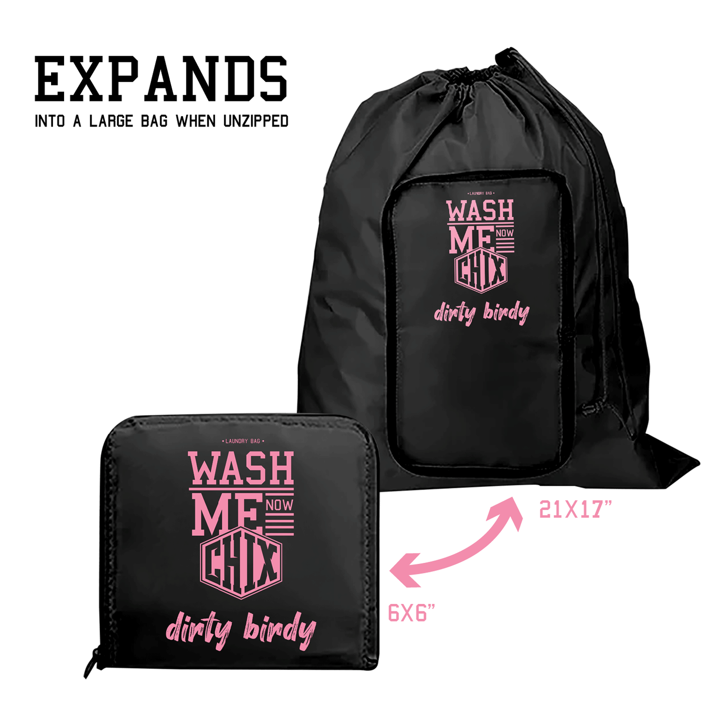 Wash me, Wrestling Chix Laundry Bag