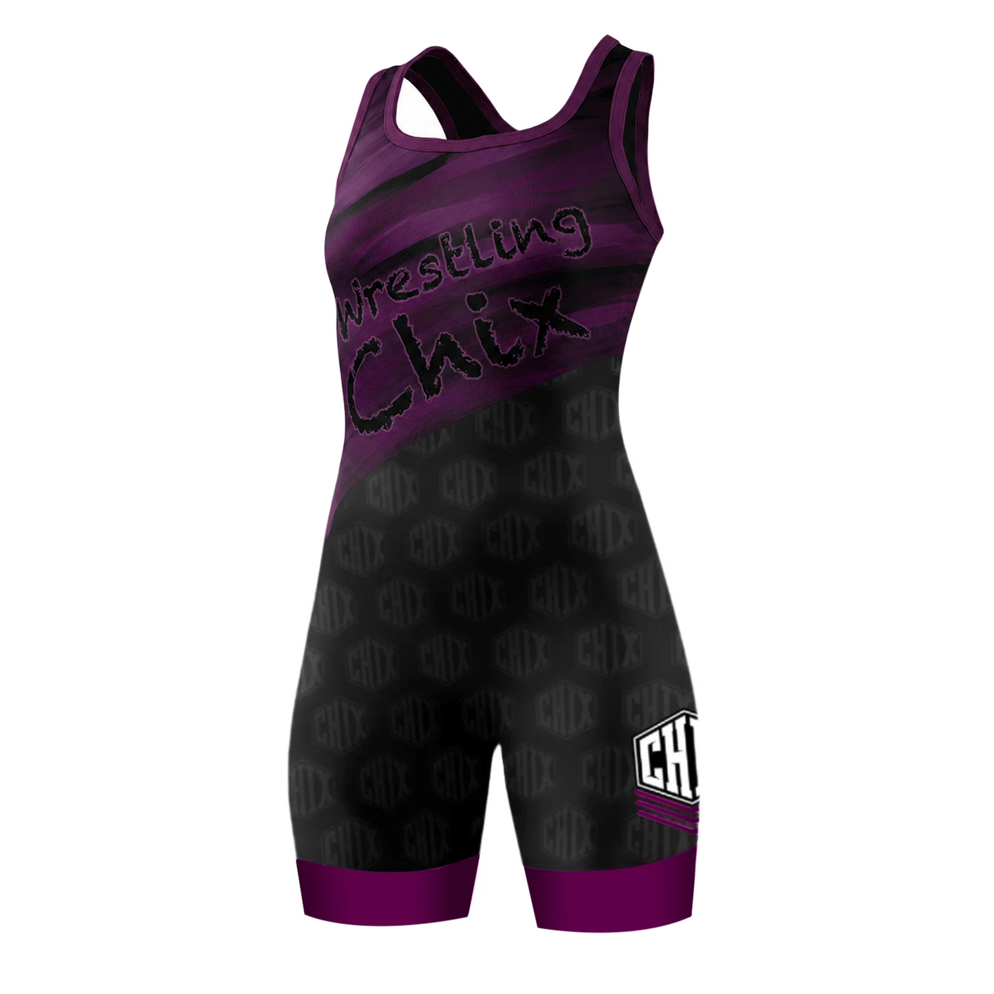 Purple Passion Girls' Wrestling Singlet