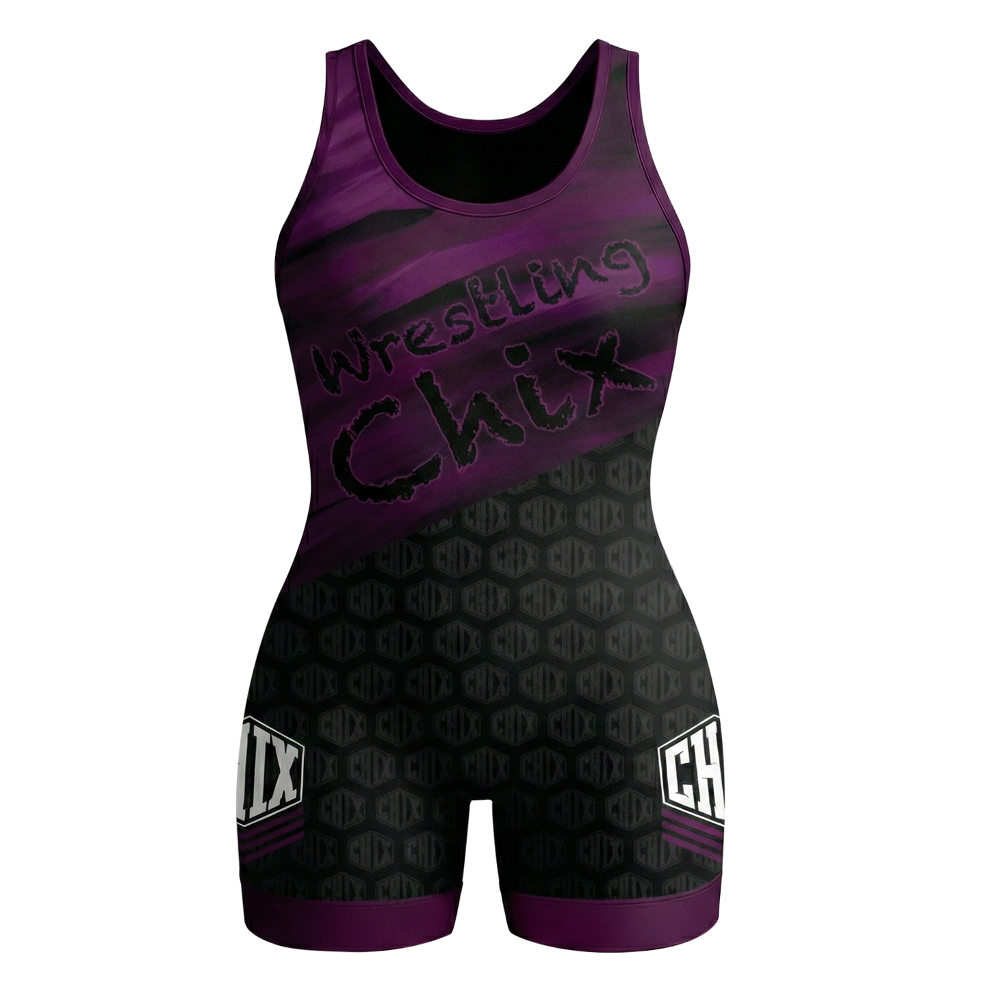 Purple Passion Girls' Wrestling Singlet