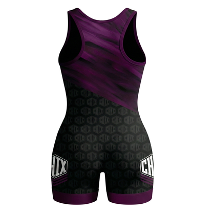 Purple Passion Girls' Wrestling Singlet