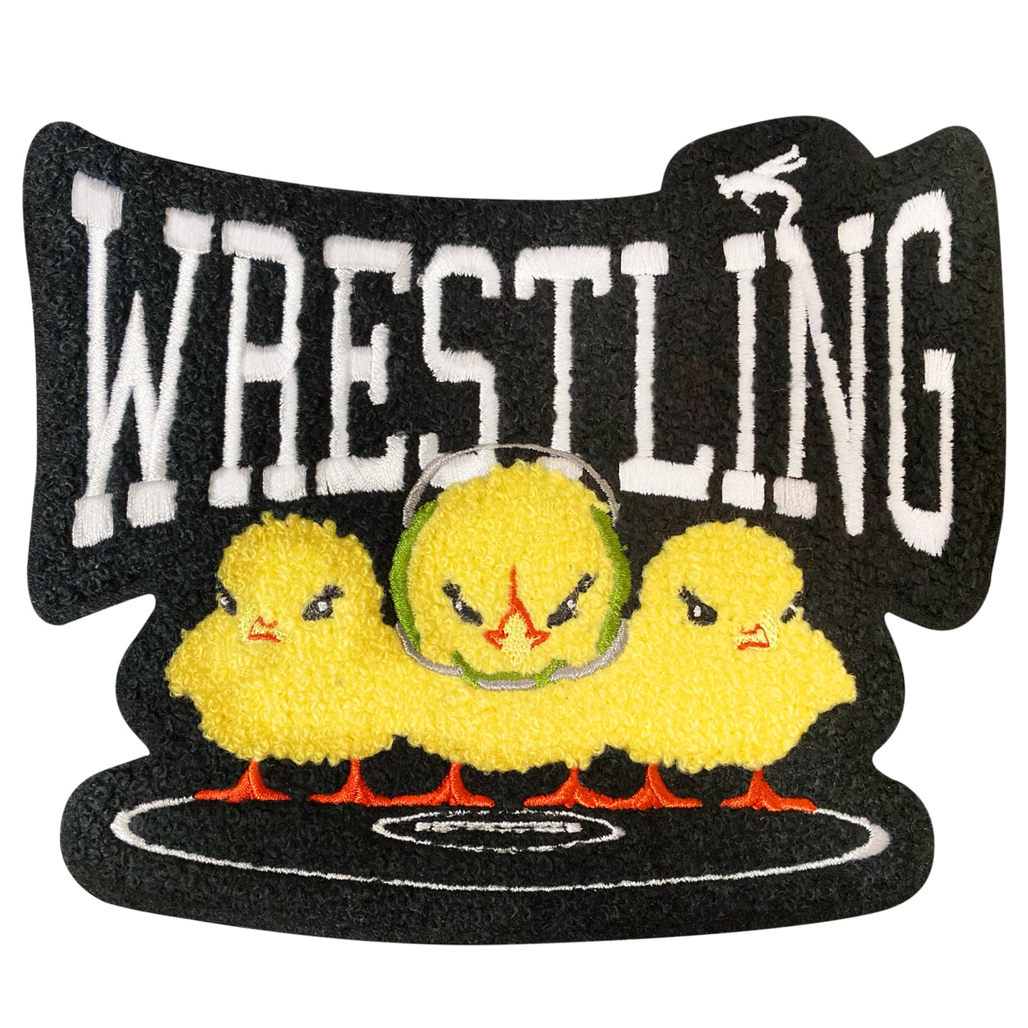 Wrestling Chix Lettermen's Stitch on Patch